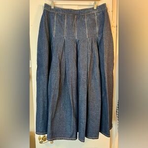 Albaray Dark Blue Denim Skirt (Also have matching jacket for sale!)